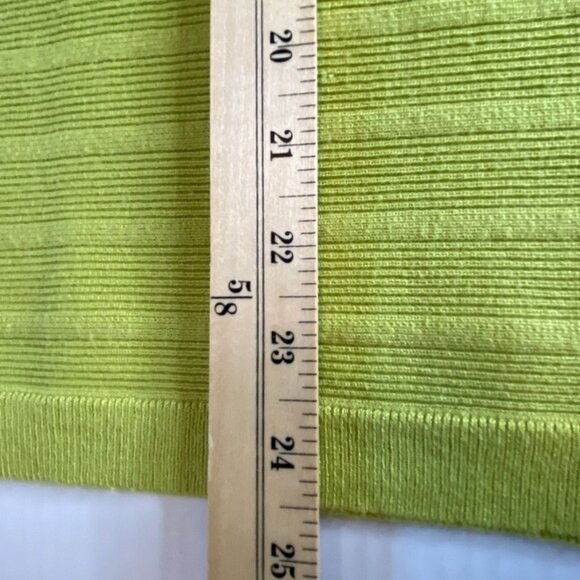 Belldini Moss Green Ribbed Sweater with Flare Sleeves Size XL Romantic Boho Y2K - Picture 8 of 11